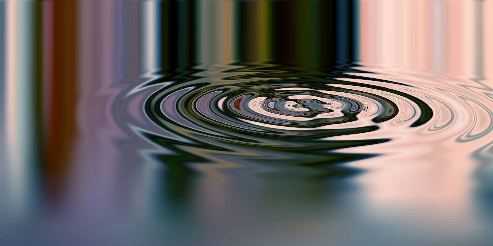Reflecting water with ripples